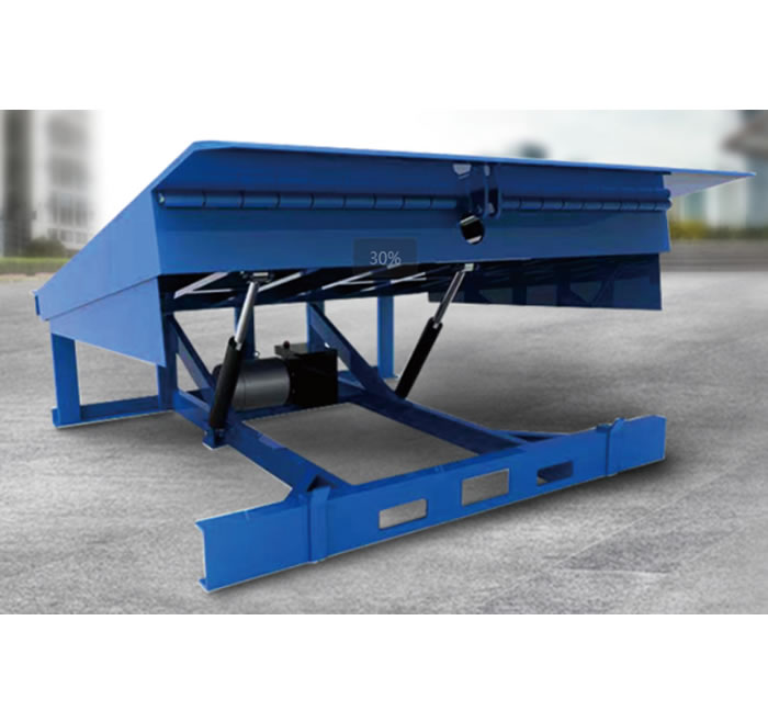 Hydraulic loading and unloading platform
