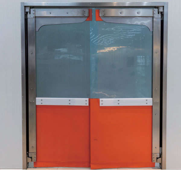PVC flexible free door